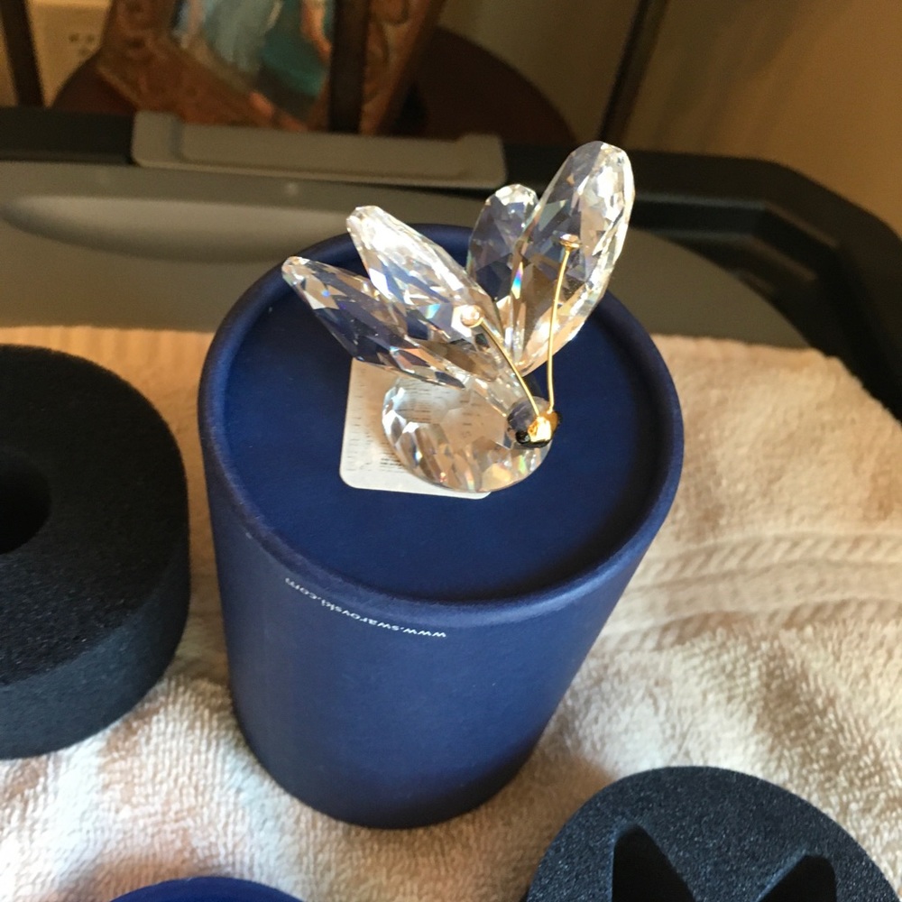 COPY - COPY - Swarovski crystal butterfly